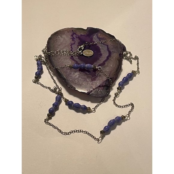 Akola Ethical and Sustainable Karabase Bead Necklace Uganda - Picture 1 of 5